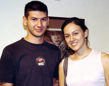 Moisés Arreola y Abigaíl Elizalde.