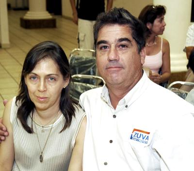 Mayela González y Edilberto Zúñiga.