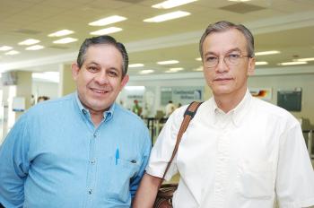 Luis Rey Delgado y Jesús Delgado viajaron a México.