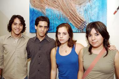 José del Bosque, José Fernández, Valeria Alcántara y Susana Nava