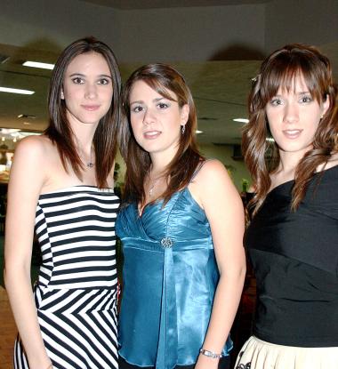 Alejandra Maisterrena, Ana Sofía González y Alñe Larriñaga.