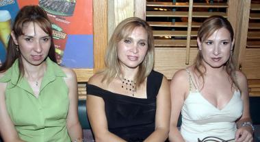 Cristina Gurrola, Lesca Ornelas y Mónica Campillo.