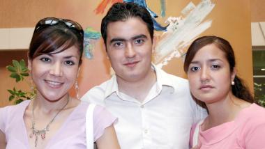 María José Escobedo Medellín, David y Beatriz Ibarra Rubio.