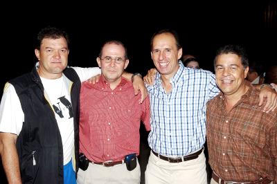 Mario Segura Montaña, Miguel ángel Murra, Víctor González y Salvador Galindo