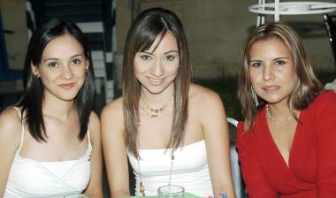 Lorena Madrazo, Leticia Castro y Adriana Camarillo.