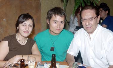 Ana Villar, Jorge Lugo y Guillermo Zertuche.