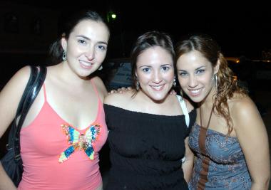 Daniela Graham, Marisol Olivares y Viridiana González.