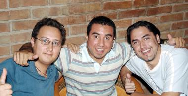 02 de octubre de 2005
Jorge Rosales, Javier Nava y Miguel Rodríguez