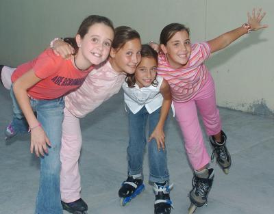 Andrea Galván, Marcela García, Karla González y Tite Estrada.