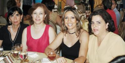 05 de octubre de 2005
Samia Jacamán Zarzar, Leticia de Oviedo, Rosalba Ruiz González y Patricia Gutiérrez.