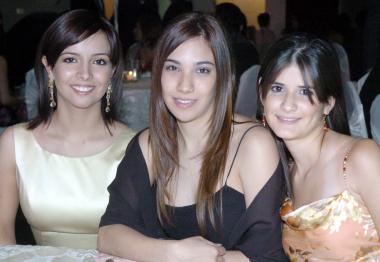 Gabriela García, Andrea Salazar y Alejandra Romero.