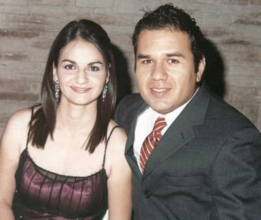 Carmen Lucía Alvarado y Rodrigo Salazar, en la boda de David Muñoz y Alejandra Guerrero.