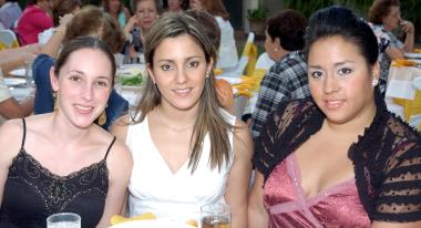 Bárbara Berlanga, Melisa y Pamela Mijares.