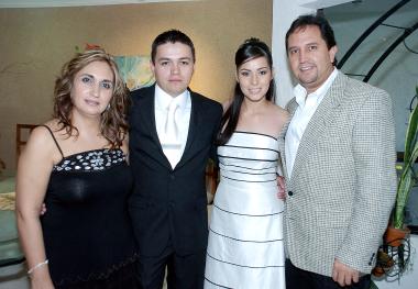 Lupita Soto de Velázquez, Luis Pulido, Nelly Blackaller y Fernando Velázquez.