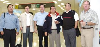 Carlos Ramírez, Alejandro Hernández, Ricardo Vázquez, César López, Memo Pardo y Manuel Reza, llegaron a Torreón procedentes de México, DF.