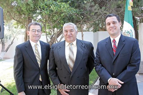 Javier Amarante Zertuche, Luis Alberto Vázquez y Andrés Sotomayor Reyes