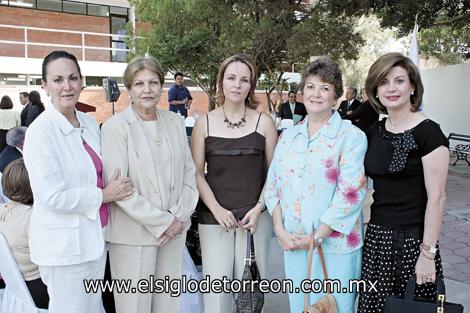 Yeye Romo Zozaya, Nena de Cepeda, Celia Jalife de Iriarte y Nuri Farrús de Murra