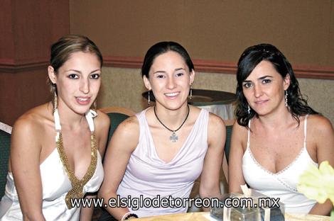 Diana de Guevara, Cecy de Haro y Marcela Vega