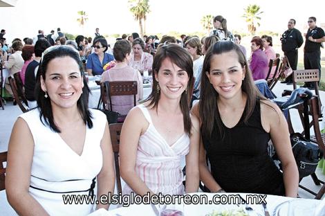 Beatriz de Carzó, Bárbara de Carzó y Lorena de Gutiérrez