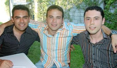 Carlos Espinoza, Blas Urraza y Flavio López.