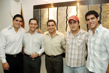 18 de octubre de 2005
Abelardo de la Fuente, Manuel Nahle, Bobe Nahle, Beto Herrera y Rogelio Martínez.