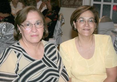 20 de octubre de 2005
Socorro Valdés y María Guadalupe Jimenéz