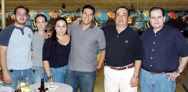 Gabriel Ramírez, Mónica Martínez, Cinthia Ávila, John Wilkie, Rodrigo  Alvarado y Manuel García.