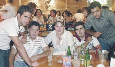 Diego Fernández, Gerardo Viesca, Ronie Bass, Carlos Zavala e Iván Giacomán.