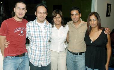 Gabriel Leal, Jesús Flores, Laura García, Fabiola Favila y Benjamín Antúnez.