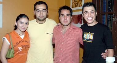 Norma Hernández, Alfredo Esparza, Luis Felipe Madeira  y Andrés Simentales.