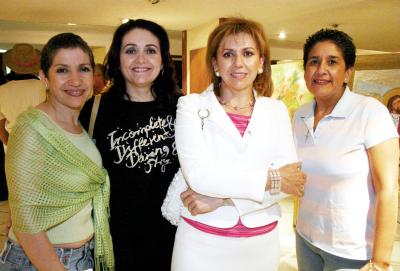 Biby Pérez, Nadia Villanueva, Olga Pérez de Luna y Rosario Martínez.