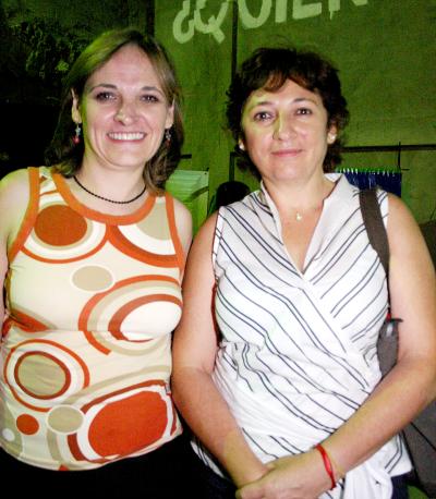 Cuca Aguirre de Canedo y Sonia Aguirre Rodrígue