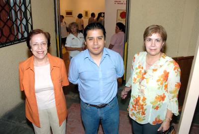 María Elena de Nahle, Miguel Canseco y Velia Ruiz.