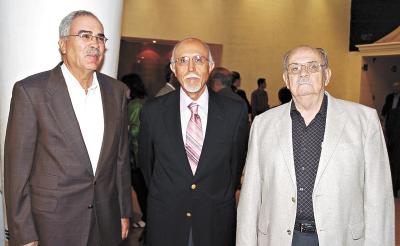 Jesús del Río, Jesús Anaya y Rudy Gosserez.