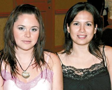 Brenda Vara y Sandra de Samaniego.