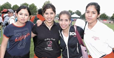 Anabel Cabral, Yenny Torres, Margarita del Río y Eva Salazar.