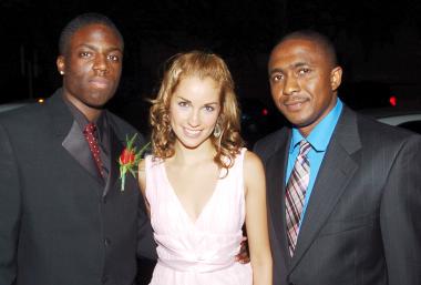 Kojo Ocran, Habda Malacón y Erick Efobi.