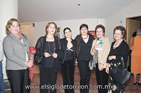 Emma Negrete de Russek, Cristina Sánchez Guerra, Maruca Luévanos, Ana Russek, Leonor Zertuche y Lucía Fernández Aguirre