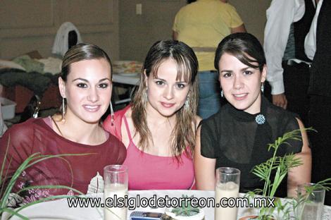 Luzma Acuña Berrueto, Lorena Murillo y Ana Sofía González