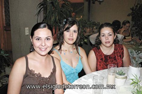 Fernanda Álvarez, Martha Piña y Wenndy Ornelas