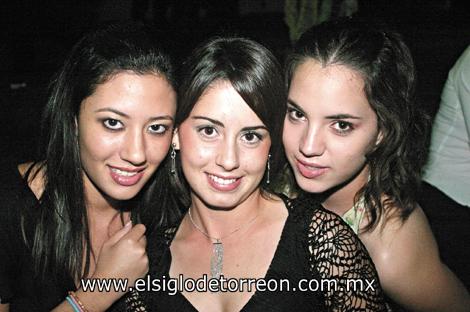 Isabel Moncholi, Lucia ramos y Nayeli Fernández