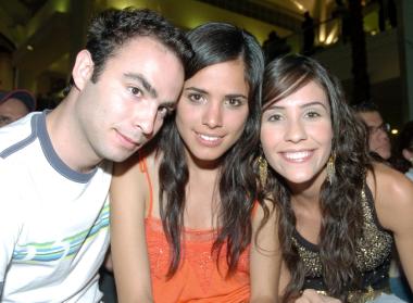 Javier García, Myriam Gurrola y Gaby de Madero