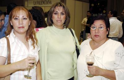 Claudia Pérez, Verónica Sánchez y Lupita Meza.