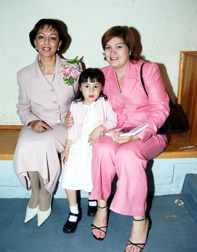 Gloria Rincón, Isabel Llamas e Isabel Barraza.