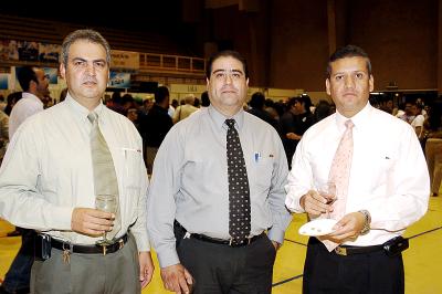 Jesús Prado, Sergio Mota y Héctor Macías.