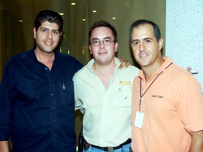 Ramzi Chawi, Carlos Leal y Mauricio Tamayo.