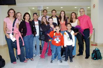 Las familias Torres y Escotto viajaron a la Ciudad de México.