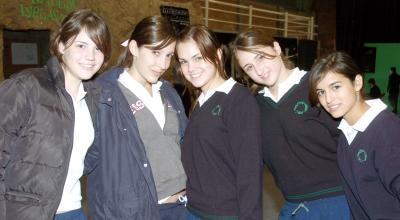 Magda Veyán, Denisse Papadópulos, Mónica Giacomán, Lourdes Sauza y Cecy González.