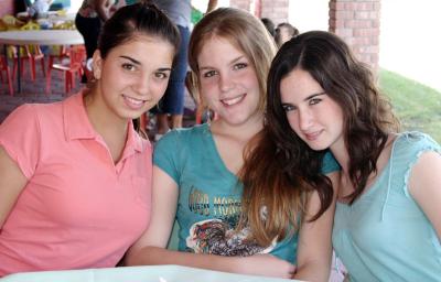 Natalia Álvarez, Isabel Negrete y Marcela Rodríguez.