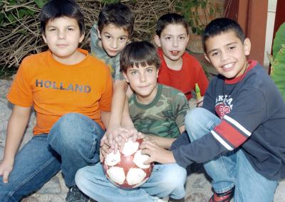 Camilo Chaman, Adolfo Ruiz, Pablo Veyán, Alonso Garrido y Juanjo González.